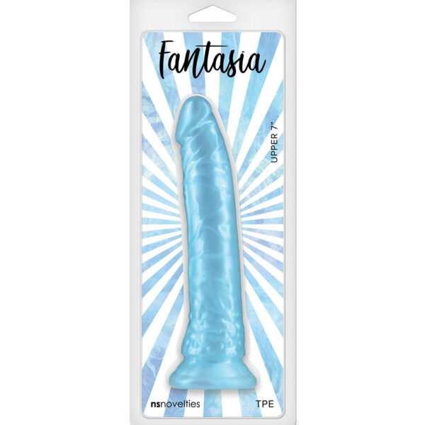 Fantasia Upper 7" Dildo - Turquoise